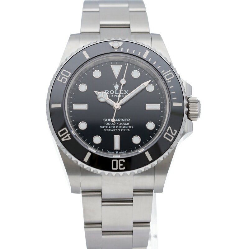 【新品】【箱 保証書】 ロレックス サブマリーナ ウォッチ Submariner 124060 SS メンズ時計 ブラック