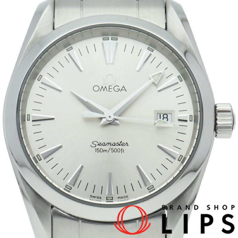 【中古】 オメガ シーマスター アクアテラ クォーツ 39.2mm Seamaster Aqua T ...