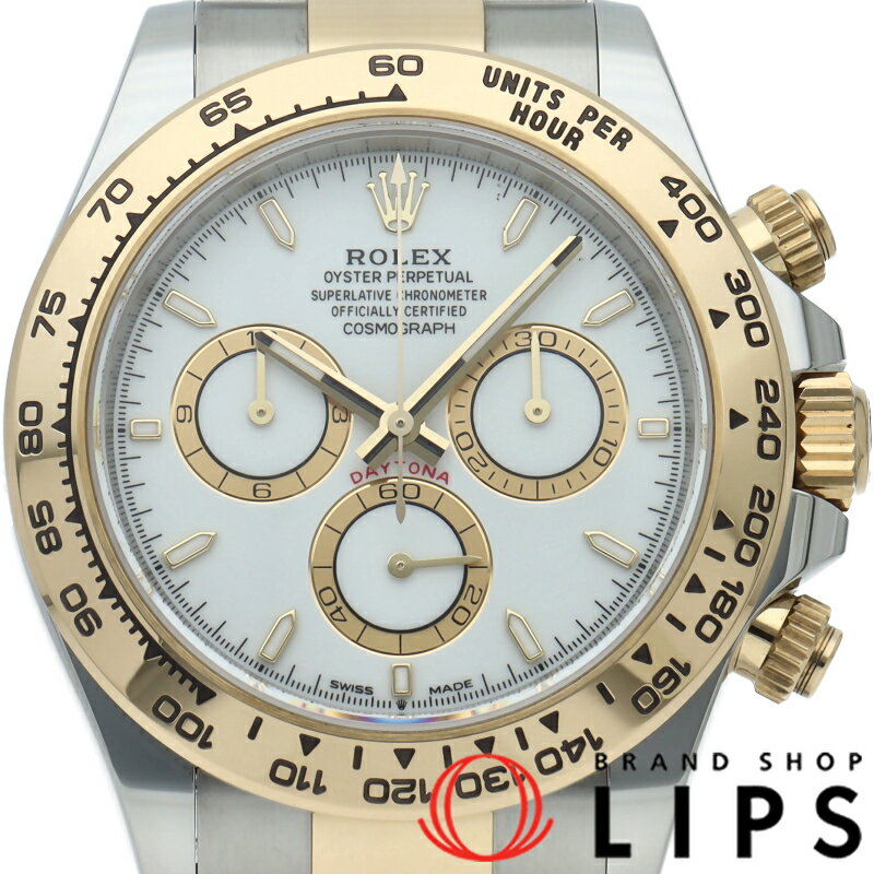 Rakuten - 【中古】【箱 保証書】 ロレックス コスモグラフ デイトナ ウォッチ Cosmograph Daytona 126503 K18YG/SS メンズ時計 ホワイト