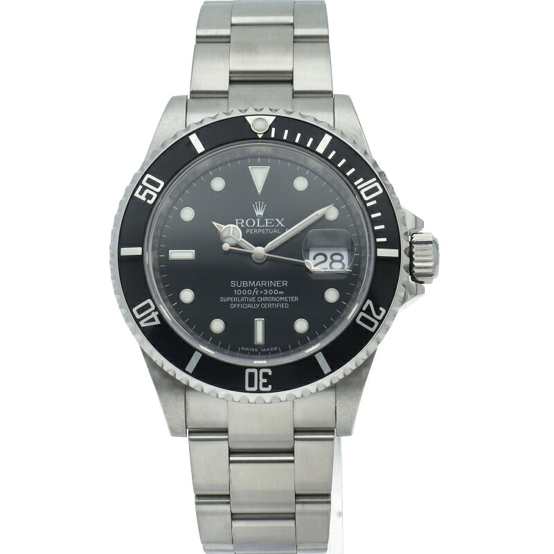 中古 箱 保証書 ロレックス サブマリーナデイト ルーレット Submariner Date 16610LN(V) SS メンズ auc-lips-10168351 ブランドショップ・リップス サンプル画像2