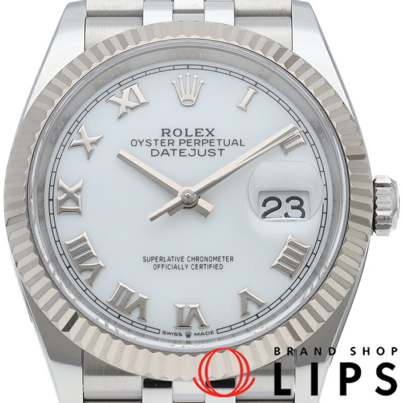 Rakuten - 【中古】【箱 保証書】 ロレックス デイトジャスト36 メンズ時計 ジュビリー Datejust 36 126234 K18WG/SS メンズ時計 ホワイト