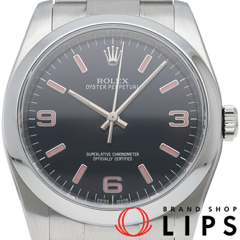 樂天商城 - 【中古】【保証書】 ロレックス オイスターパーペチュアル36 ウォッチ Oyster Perpetual 36 116000(ランダム) SS メンズ時計 ブラック/ピンク