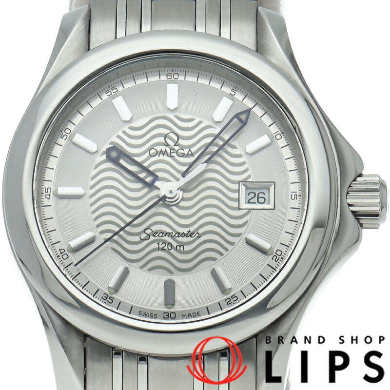 乐天商城 - 6/26まで★最大4万円クーポン配布中【中古】 オメガ シーマスター120M クォーツ 26mm Seamaster 120M Quartz 26mm 2581.31 SS レディース時計 シルバー