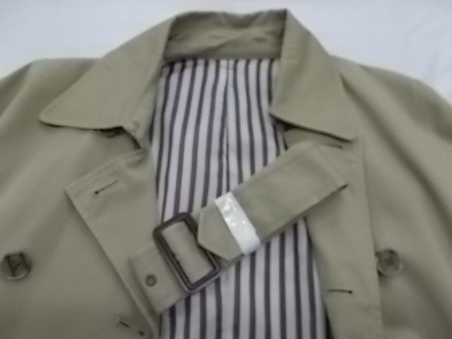 古着 レディース ハーフ トレンチコート ベルト付 ベージュ系 Mサイズ AI-5 併190607●送料無料【smtb-k】【w3】【中古】