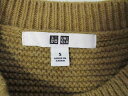 ユニクロ UNIQLO ケーブルニット ベスト プルオーバー ブラウン系 Sサイズ 古着 レディース FG-5 ★併20201220(4)