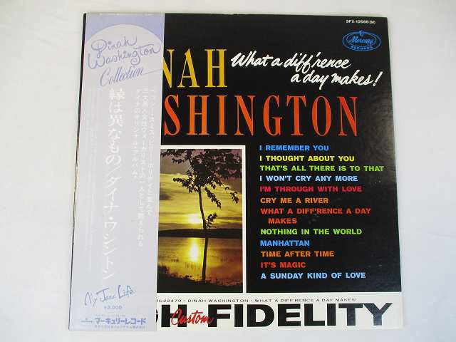 【中古レコード/国内盤：ダイナワシントン/縁は異なもの：帯・歌詞・ライナー付：SFX-10566M】（コンディション）●盤：状態良好（中古ですので多少はご了承ください）●ジャケット：少々のシミ汚れあり●帯・歌詞・ライナー：あり●内袋：あり●撮影の関係で若干の色合いの違いはご了承ください。★★商品は画像にあるものがすべてです。●商品コンディション等すべて主観です。御入札の際には、中古商品という性質を御理解頂けますよう、宜しく御願い致します。◇◆◇ストア紹介◇◆◇ 実店舗は、奈良県大和郡山市、近鉄郡山駅前ショッピングセンターASMO大和郡山店2Fにて毎日元気に営業中です♪ 古着、CD、DVD、レコード、生活雑貨など、買取及び販売しております。 ご購入後、2-3日連絡がない、商品のお問合わせ、送料などご不明点ございましたらお答え致します。 取引メッセージ欄、もしくは実店舗リトルタフまでお電話いただけましたら幸いです。 担当者対応営業時間10：00-17：00　日曜日不在　 TEL 0743-52-6200 ※実店舗の営業時間は20：00まで、定休日はございません。