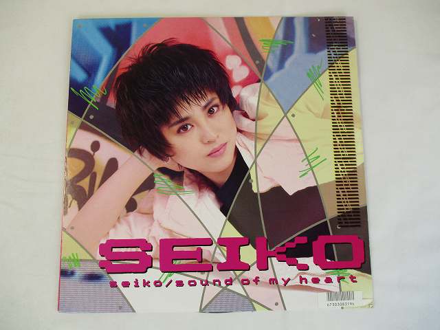 松田聖子 サウンドオブマイハート 中古レコード 国内盤 LP レンタル落ち 歌詞付 ★併20200920