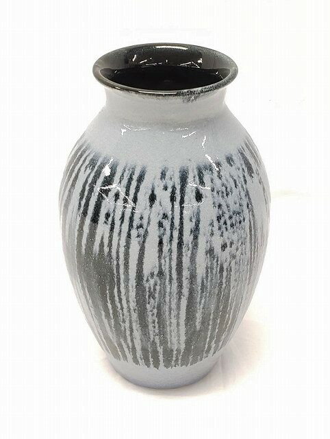 花瓶　灰青色　藍色　花器　インテリア　生活雑貨　ER-9