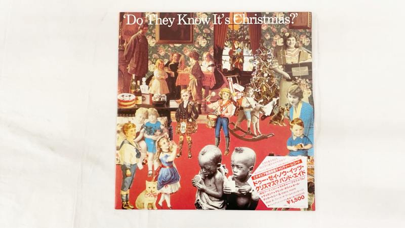 BAND AID DO THEY KNOW IT’S CHRISTMAS? 輸入盤の国内仕様 ハイプステッカー付 バンドエイド ドゥゼイノウイッツクリスマス? 歌詞対訳ライナー付 中古レコード 12インチ 20250402