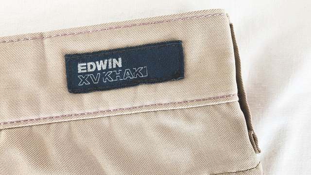 ɥ EDWIN XV KHAKI ١ ǥ˥ѥ S W73   ǥ  JV-9 20230612