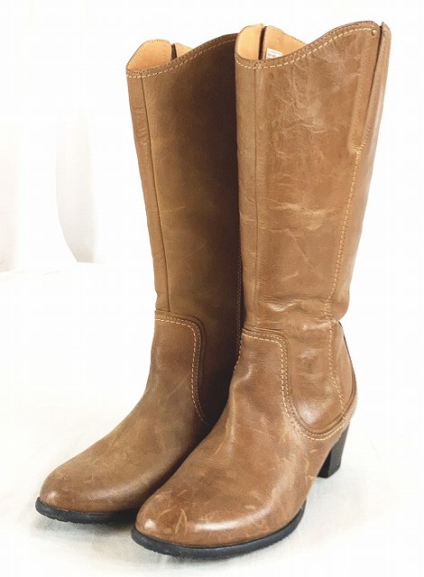 REGAL リーガル ロングブーツ 茶系 22.5 中古 NE-4