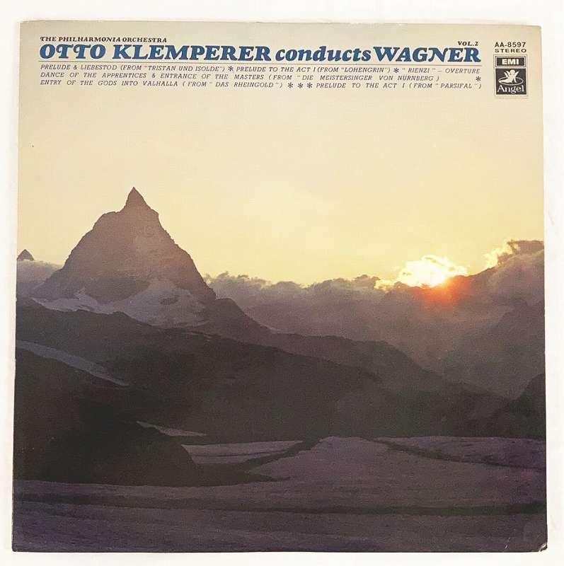クレンペラー フィルハーモニア管弦楽団 ワーグナー管弦楽名曲集 第2集 LP ジャケ裏ライナー付 中古レコード 20250612