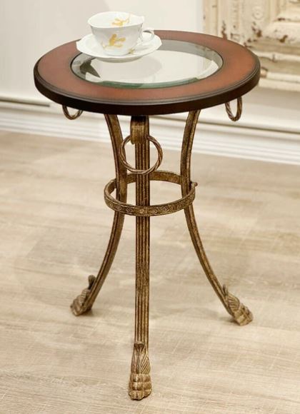 輸入家具 サイドテーブル コーヒーテーブル アイアン 木製 リビングスタジオ 直輸入 アンティーク シャビーシック FM-138-N 送料無料