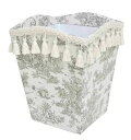 輸入雑貨 ダストボックス ジェニファーテイラー トワルドジュイ Toile de Jouy リビングスタジオ Jennifertaylor ゴミ箱 33149DB 送料無料(3)