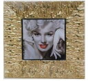 イタリア製 輸入雑貨 アートフレーム 額絵 マリリン モンロー Marilyn Monroe リビングスタジオ 直輸入 お熱いのがお好き ゴールド額 1414-...