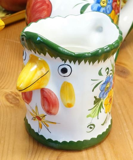 ポルトガル製 輸入雑貨 マグカップ ペンスタンド ガロ バルセロスの雄鶏 グリーン リビングスタジオ 直輸入 アルコバサ PIF-432G