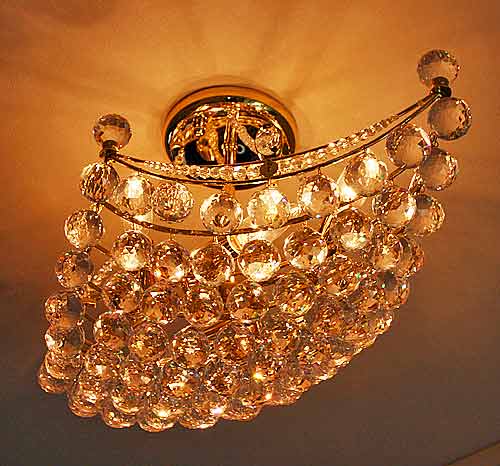 輸入雑貨 シーリングランプ 照明 シャンデリア クリスタルガラス リビングスタジオ 直輸入 舟形 アスフール アスフォー 本物 C38G 対象地域送料無料