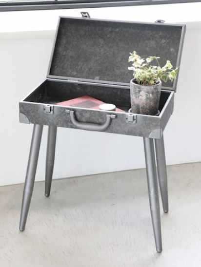 輸入家具 ベージトランクテーブル サイドテーブル コベントガーデン CoventGarden 小物入れ ガーデン キャンプ アウトドア BP-03 送料無料