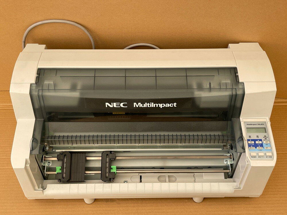 送料込み★残量が多い★清掃整備済★NEC Multi Impact 700JEN★前後トレー有り★NEC700JEN ドットプリンター　PR-D700JEN【中古】