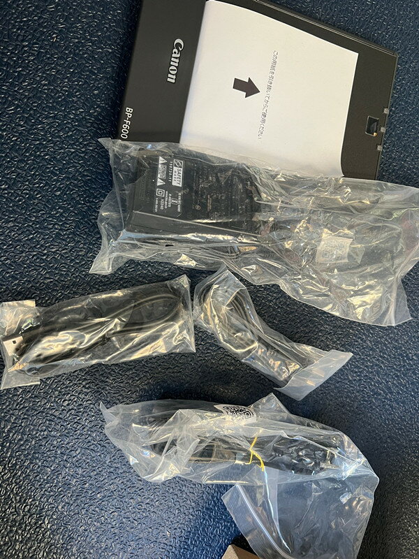 未使用保管品★CANON モバイルプリンターBP-F600★バッテリー無し【中古】