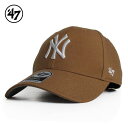 ’47 フォーティセブン FORTYSEVEN MVPキャップ 帽子 Yankees ヤンキース カラー：Camel MLB アメカジ ファッション メンズ レディース ぼうし ハット