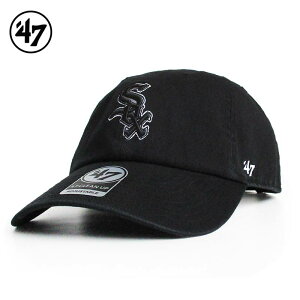 47 եƥ֥ FORTYSEVEN '47 CLEAN UP ꡼ʥå å ˹ ۥ磻ȥå White Sox 顼BlackBlack & White Logo å ᥫ եå  ǥ MLB ܤ ϥå