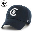 ’47 フォーティセブン FORTYSEVEN '47 CLEAN UP クリーンナップ キャップ 帽子 Cubs カブス カラー:NAVY ローキャップ アメカジ ファッション メンズ レディース MLB ぼうし ハット(4)