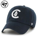 ’47 フォーティセブン FORTYSEVEN 039 47 CLEAN UP クリーンナップ キャップ 帽子 Cubs カブス カラー：NAVY ローキャップ アメカジ ファッション メンズ レディース MLB ぼうし ハット