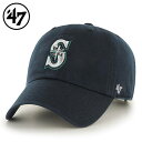 ’47 フォーティセブン FORTYSEVEN '47 CLEAN UP クリーンナップ キャップ 帽子 Mariners マリナーズ カラー：NAVY ローキャップ アメカジ ファッション メンズ レディース MLB ぼうし ハット