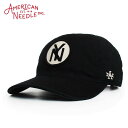 アメリカンニードル American Needle キャップ 帽子 ベースボールキャップ ローキャップ 「NEW YORK BLACK YANKEES」SMU702A-NBY カラー：BLACK ニグロリーグ アメカジ ファッション メンズ レディース ぼうし ハット