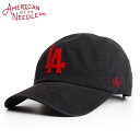 アメリカンニードル American Needle キャップ 帽子 ベースボールキャップ ローキャップ 「Los Angeles Angels/ロサンゼルス・エンゼルス」 マイナーリーグ アメカジ ファッション メンズ レディース ぼうし ハット