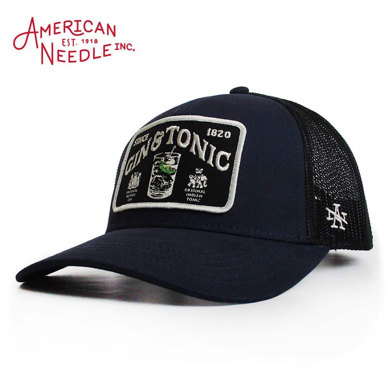 アメリカンニードル American Needle メッシュキャップ 帽子「Gin & Tonic Valin Archive」カラー：NAVY×BLACK アメカジ ファッション メンズ レディース ベースボールキャップ ぼうし ハット