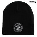 ラモーンズ RAMONES ニットキャップ ニット帽 ビーニー キャップ 帽子 ワッチ ROCK OFF/ロック・オフ 正規オフィシャル メンズ レディース ぼ...