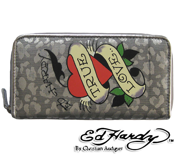 エドハーディー/Ed Hardy 長財布 SILVER 送料無料のサムネイル