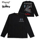 ウルトラマン バルタン星人 メンズ 長袖Tシャツ(ロンT) FLAGSTAFF フラッグスタッフ ULTRAMAN 宇宙忍者 空想特撮 アメカジ レディース 刺繍 送料無料(4)