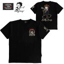 ベティーブープ Betty Boop コラボ The BRAVE-MAN ザ ブレイブマン メンズ 半袖Tシャツ キャラクター/アメカジ/刺繍 送料無料