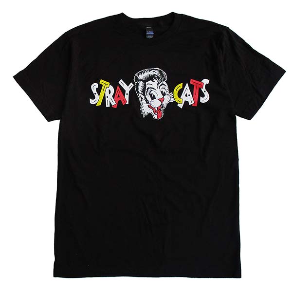 STRAY CATS/ストレイ キャッツ メンズ半袖Tシャツ ロックTシャツ バンドTシャツ ブライアン セッツァー ロカビリー ネオロカ Rockabilly 正規ライセンス品 送料無料