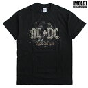 AC/DC メンズ半袖Tシャツ ロックTシャツ バンドTシャツ Impact Merchandising/インパクトマーチャンダイジング 正規ライセンス品 送料無料