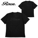 Roen ロエン メンズ 半袖Tシャツ カラー：BLACK レディース ロゴ ファッション カットソー プリント スカル 丸首 ストリート カジュアル ギフト プレゼント