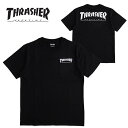 THRASHER/スラッシャー メンズ 半袖Tシャツ 「HOMETOWN POCKET T-SHIRT」 カラー：BLACK 日本正規ライセンス商品