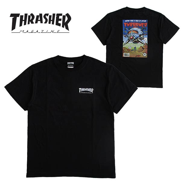 THRASHER/スラッシャー メンズ 半袖Tシャツ 「COMIC #8 S/S Tee」 カラー：BLACK 日本正規ライセンス商品 レディース ストリート SALE