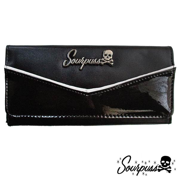 Sourpuss Clothing/サーパスクロージング 三つ折り長財布/ロングウォレット レディース/ロカビリー/Rockabilly/オールディーズ/40's/50's/ロックンロール/カントリー/パンク