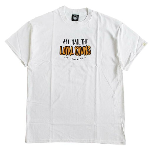 toy machine トイマシーン メンズ 半袖Tシャツ カラー:WHITE 日本正規ライセンス商品 レディース 送料無料
