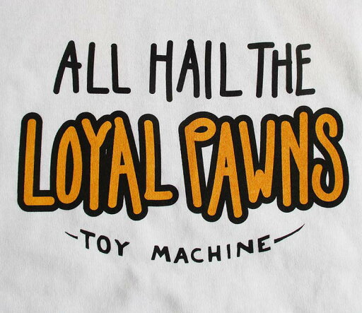 toy machine トイマシーン メンズ 半袖Tシャツ カラー:WHITE 日本正規ライセンス商品 レディース 送料無料