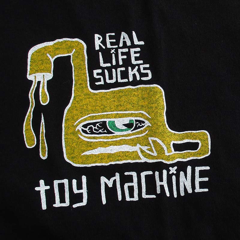 toy machine トイマシーン メンズ 半袖Tシャツ カラー：BLACK 日本正規ライセンス商品 送料無料