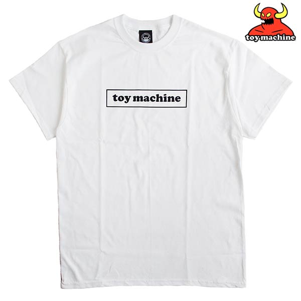 toy machine トイマシーン メンズ 半袖Tシャツ カラー：WHITE 日本正規ライセンス商品 送料無料