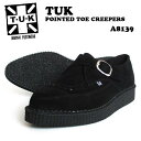 TUK/ティーユーケー ラバーソール/ポインテッドトゥ メンズ 「POINTED TOE CREEPERS」 A8139 靴 スニーカー 厚底 パンク ロカビリー レディース ファッション モッズ 送料無料