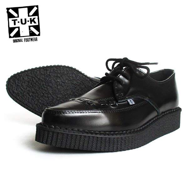 楽天LL-FactoryTUK/ティーユーケー ラバーソール/ポインテッドトゥ メンズ 「POINTED TOE CREEPERS」 A8533 靴 スニーカー 厚底 パンク ロカビリー レディース ファッション モッズ 送料無料