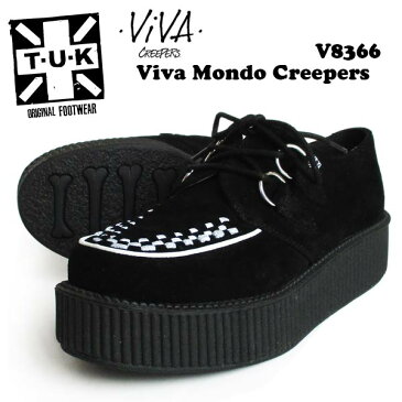 TUK/ティーユーケー ラバーソール メンズ 「VIVA MONDO CREEPER」 V8366 靴 スニーカー 厚底 パンク ロカビリー レディース ファッション モッズ 送料無料