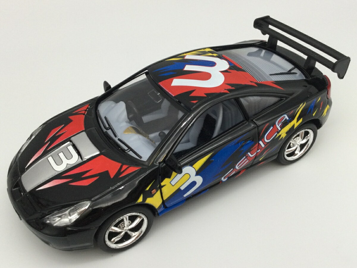 1/34 トヨタ　セリカ　レーシング　ダイキャスト製ボディ　プルバック ミニカー　TOYOTA CELICA